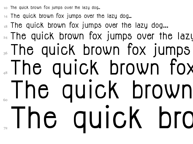 Jolly font waterfall
